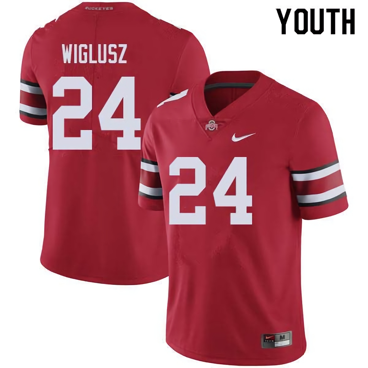 Sam Wiglusz Ohio State Buckeyes Youth NCAA #24 Nike Red College Stitched Football Jersey TTP8556FZ